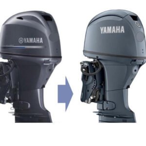Yamaha 70 HP long shaft F70 AETL black (including remote control, gauge and propeller)