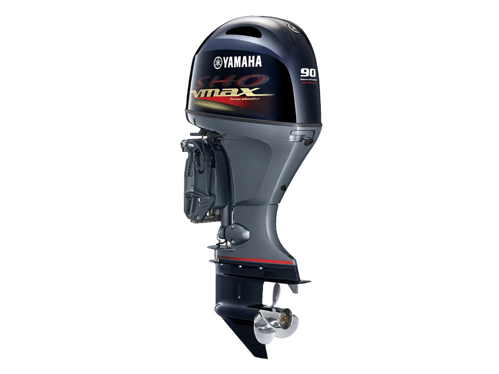 yamaha 90 hp long shaft vf90 la v max sho (including remote control, meter and propeller) Yamaha 90 HP long shaft VF90 LA V-MAX SHO (including remote control, meter and propeller)