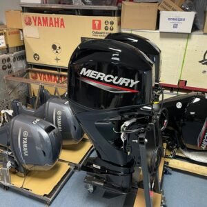 Mercury 60 HP long shaft F60 EFI ELPT (including remote control, gauges and propeller)