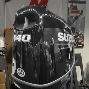 Suzuki 140 HP long shaft DF140 BTL (including remote control, gauges and propeller)